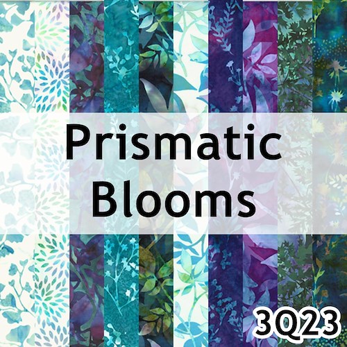 Prismatic Blooms Batik